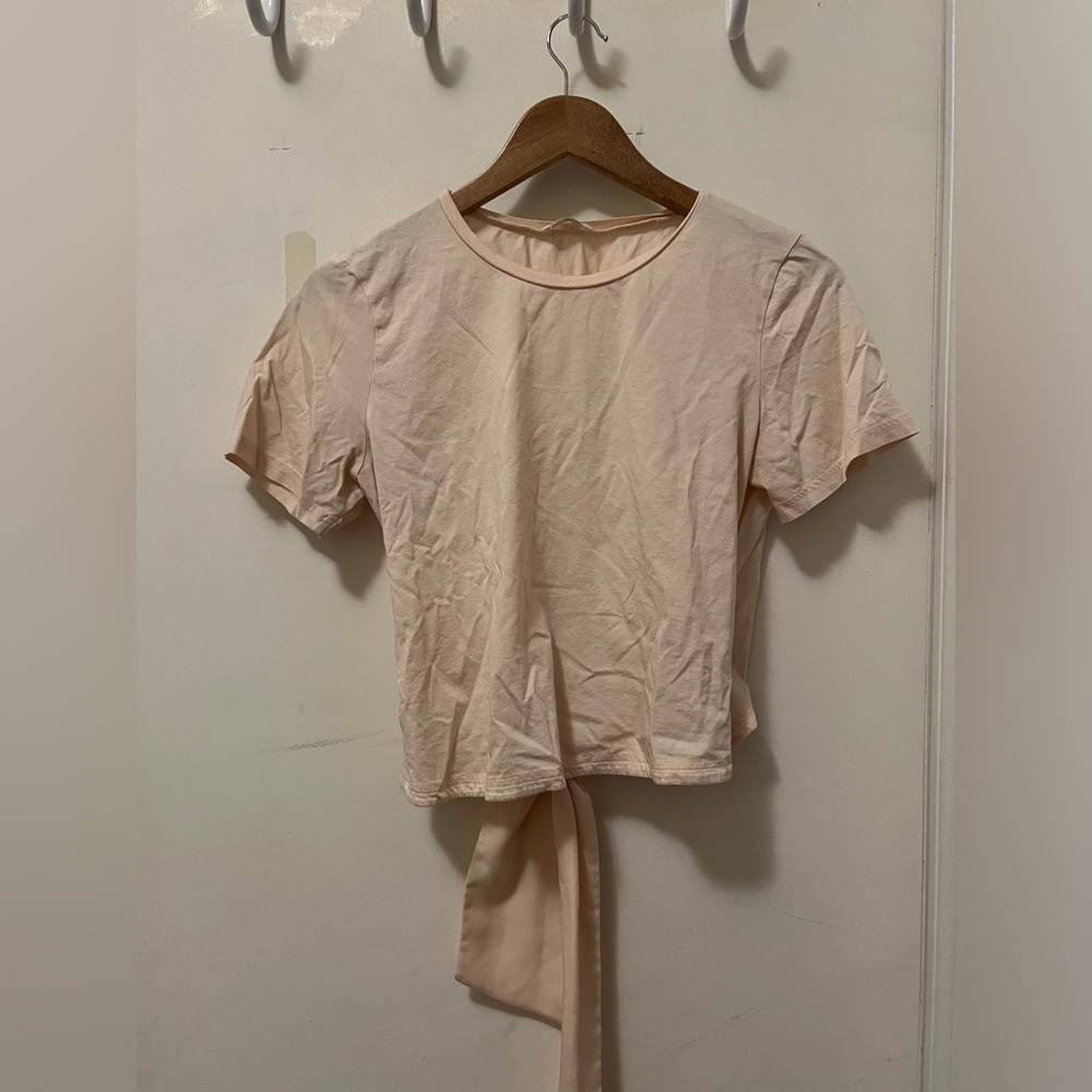 Club Monaco Tie back T-shirt